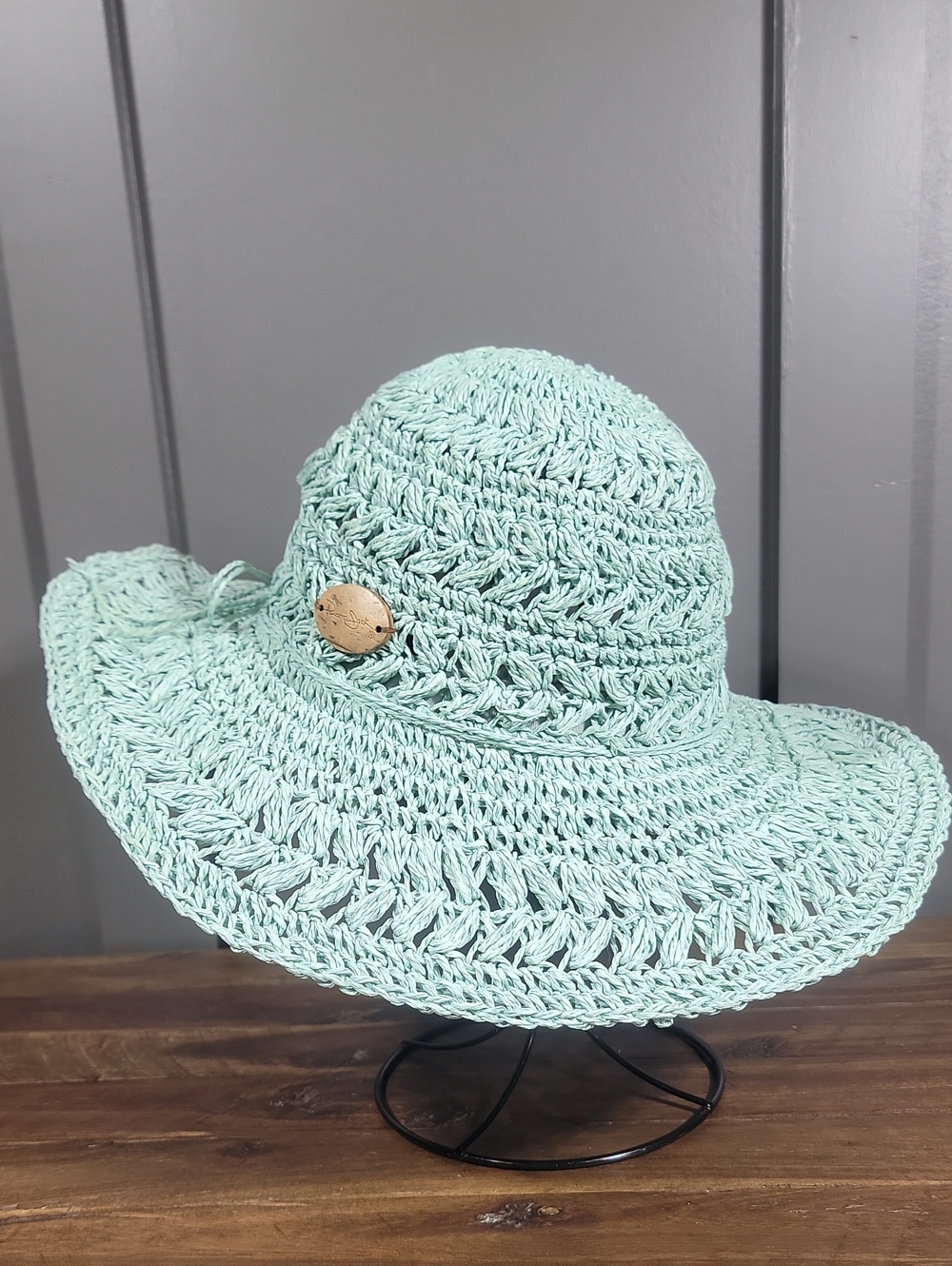 Panama Jack Crocheted Toyo Sun Hat